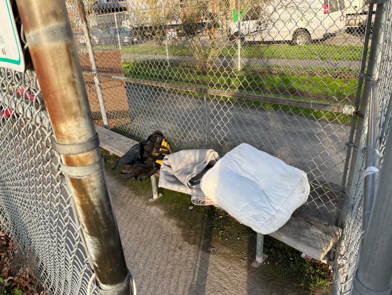 City of Seattle homeless encampment cleanup at Gilman Playground, 2026-01-02 (Ballard)