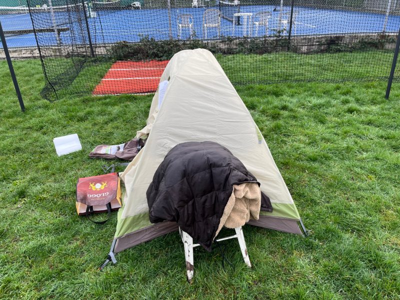 City of Seattle homeless encampment cleanup at Gilman Playground, 2026-02-04 (Ballard)
