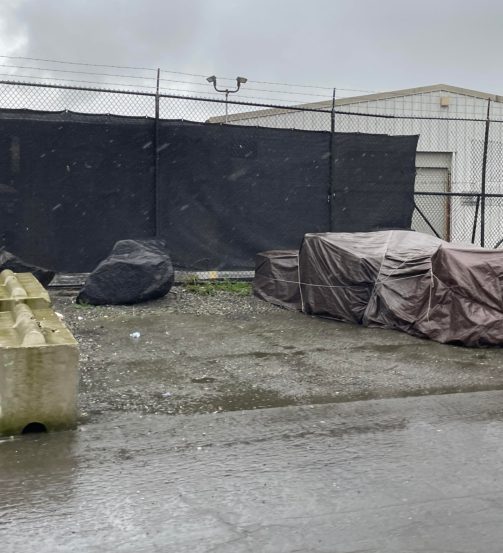 City of Seattle homeless encampment cleanup at 3rd Ave S & S Walker St, 2026-03-12 (Duwamish/SODO)