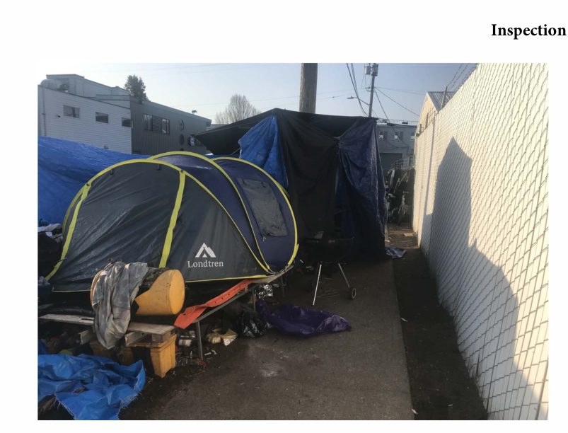 City of Seattle homeless encampment cleanup at midvale ave n & n 97th st, 2023-03-21 (Licton Springs)