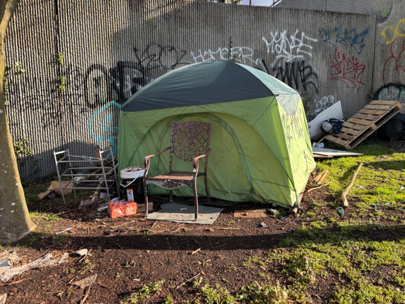 City of Seattle homeless encampment cleanup at Benvenuto Viewpoint, 2026-03-28 (North Beacon Hill/Jefferson Park)