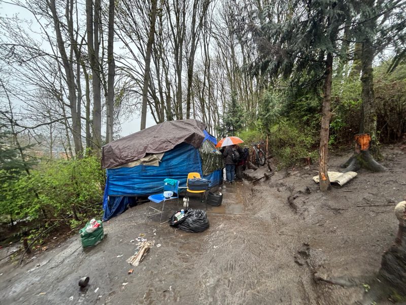 City of Seattle homeless encampment cleanup at Lewis Park, 2026-04-09 (North Beacon Hill/Jefferson Park)