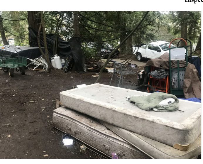 City of Seattle homeless encampment cleanup at Jackson Golf Course, 2023-04-24 (Olympic Hills/Victory Heights)