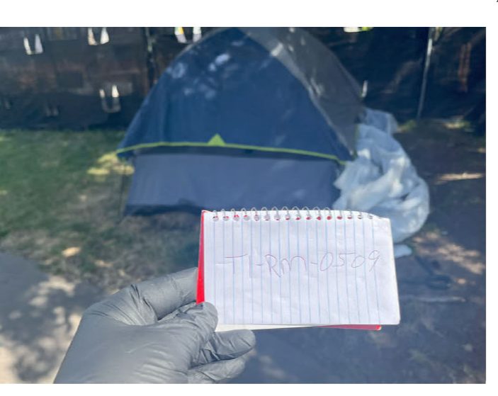 City of Seattle homeless encampment cleanup at Pratt Park, 2025-05-09 (Judkins Park)