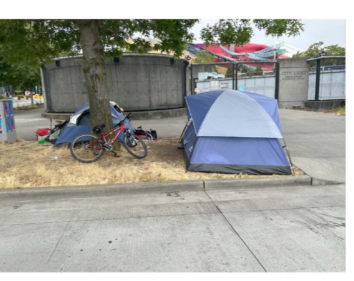 City of Seattle homeless encampment cleanup at taylor ave n & thomas st, 2025-07-23 (Cascade/Eastlake)