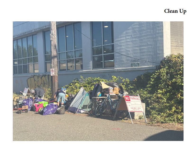 City of Seattle homeless encampment cleanup at 8th ave s & s findlay st, 2025-07-29 (Georgetown)