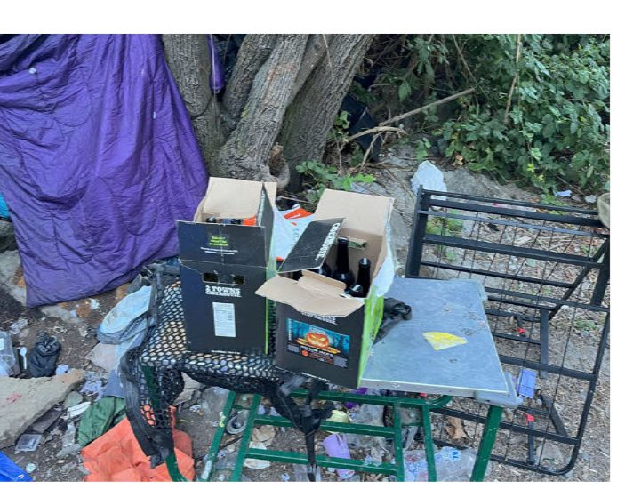 City of Seattle homeless encampment cleanup at 14th Ave W W Garfield, 2025-08-15 (Interbay)