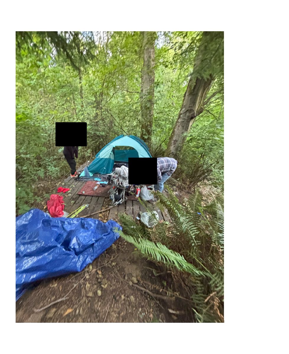 City of Seattle homeless encampment cleanup at Fauntleroy Park, 2025-08-18 (Fauntleroy/Seaview)