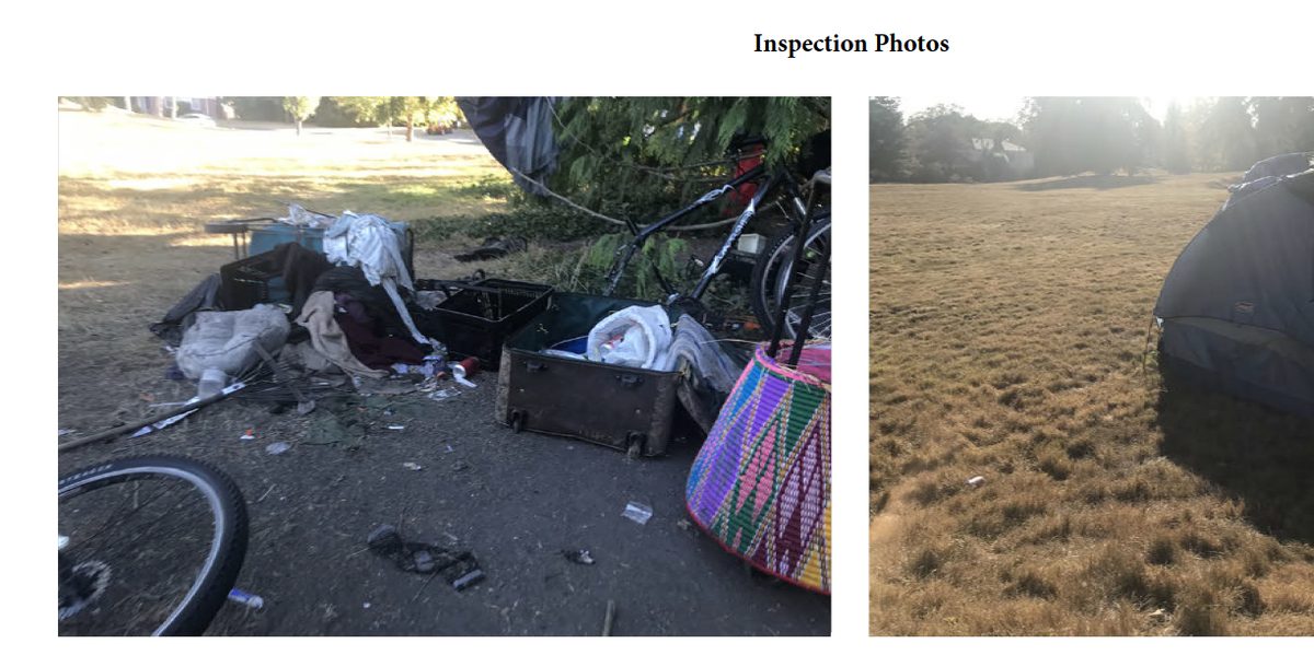 City of Seattle homeless encampment cleanup at Magnuson Park, 2022-10-14 (Laurelhurst/Sand Point)