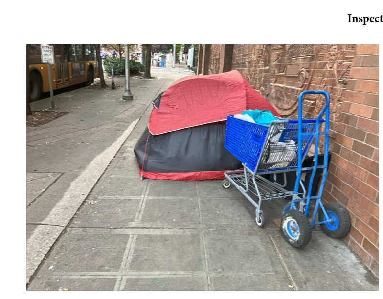 City of Seattle homeless encampment cleanup at 2nd ave & blanchard st, 2023-10-18 (Belltown)