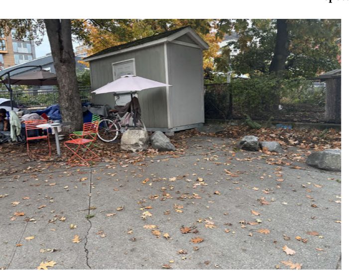 City of Seattle homeless encampment cleanup at Cascade Playground, 2025-10-30 (Cascade/Eastlake)