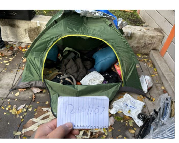 City of Seattle homeless encampment cleanup at Broadway Hill Park, 2025-11-07 (Capitol Hill)