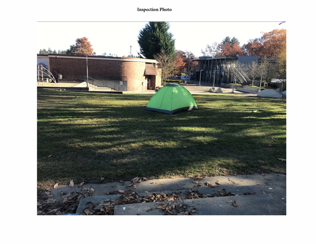 City of Seattle homeless encampment cleanup at Albert Davis Park, 2022-11-18 (Olympic Hills/Victory Heights)