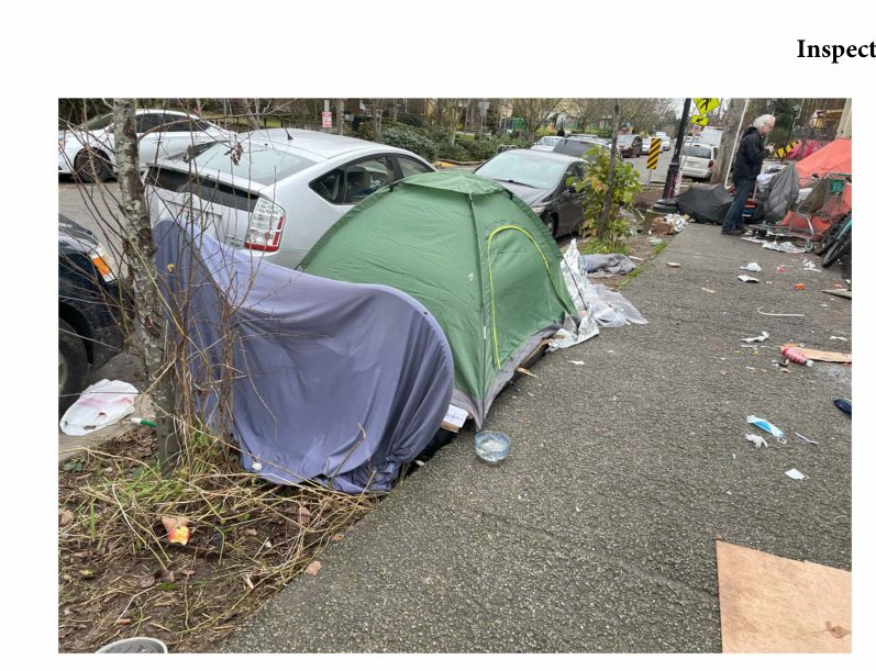 City of Seattle homeless encampment cleanup at 12707 33rd Ave NE, 2024-12-19 (Cedar Park/Meadowbrook)
